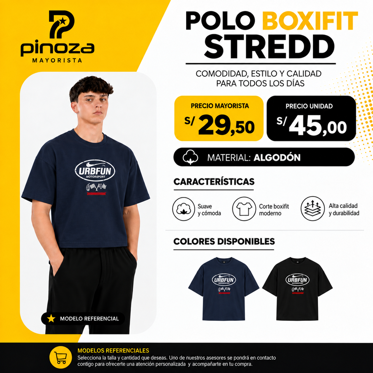 POLOS BOXIFIT STREDD