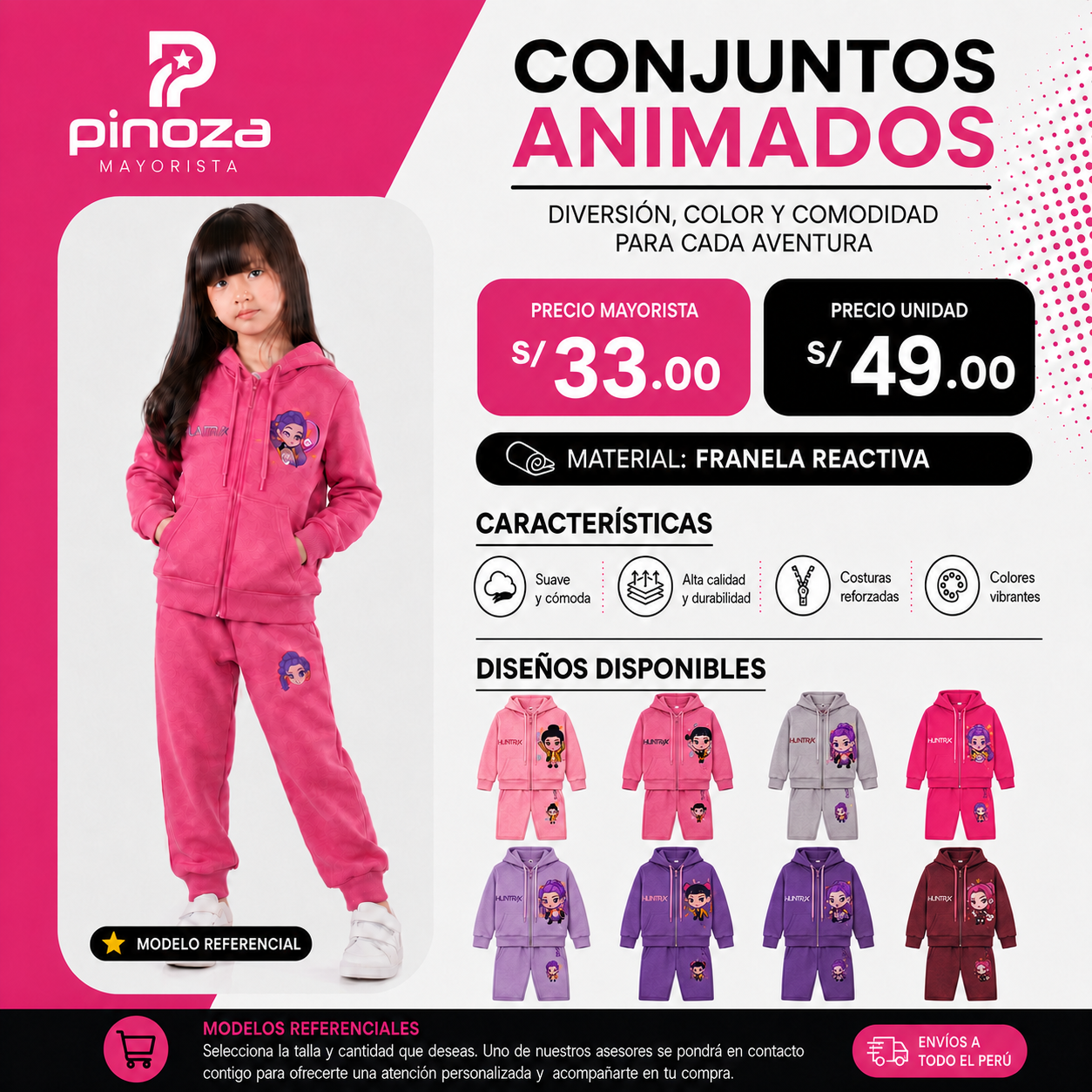 CONJUNTO ANIMADO NIÑA