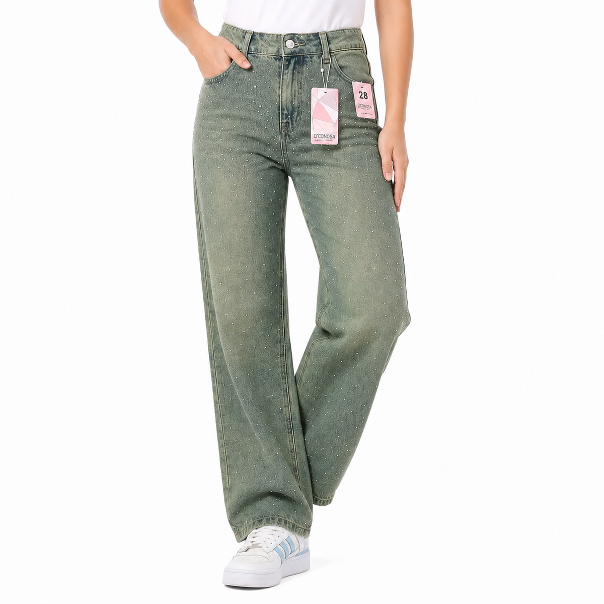 PANTALON BAGGY BRILLO
