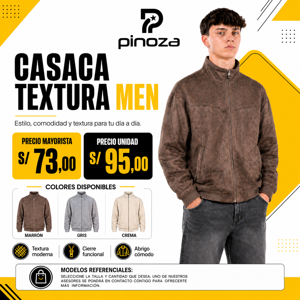 CASACA TEXTURA MEN