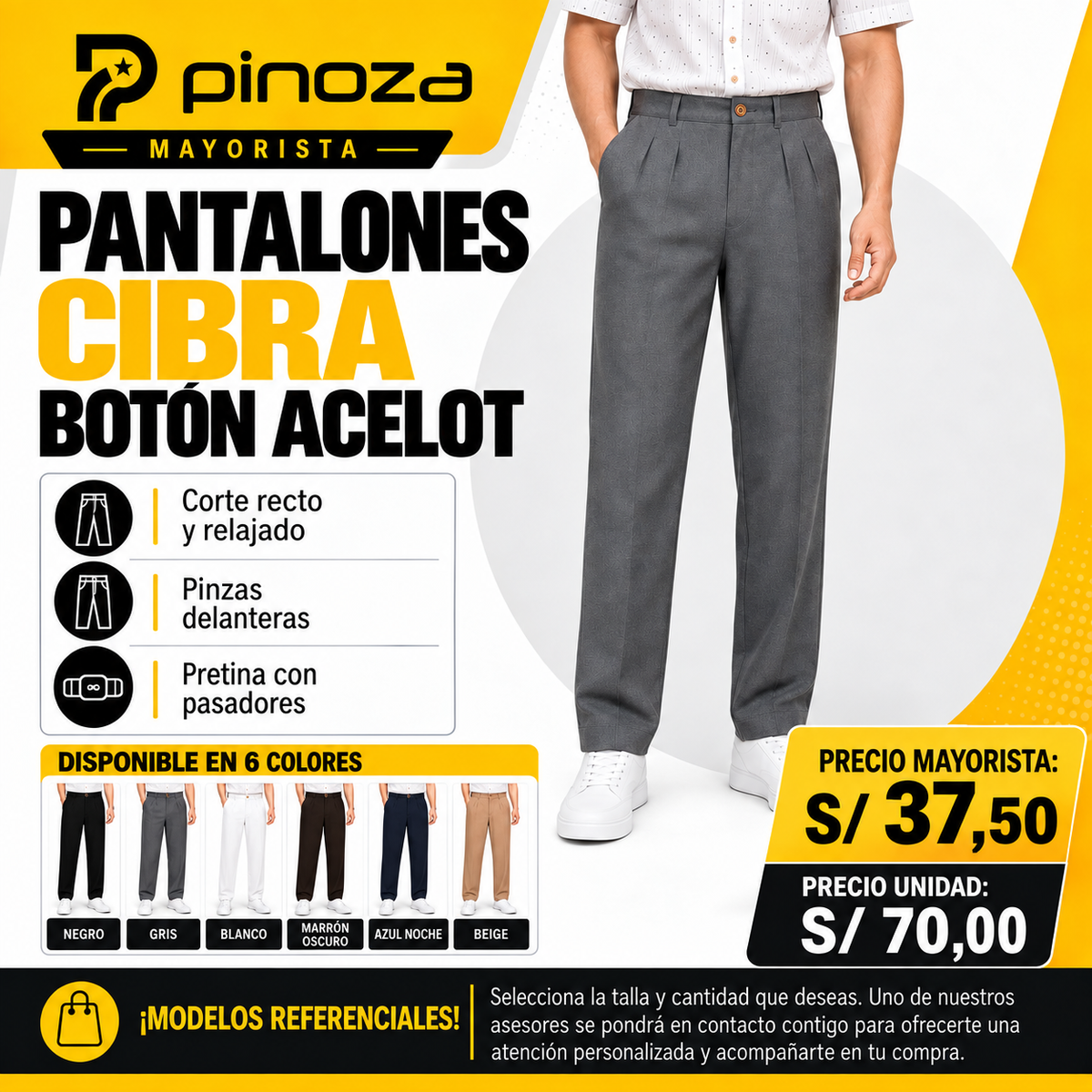 PANTALÓN CIBRA BOTON