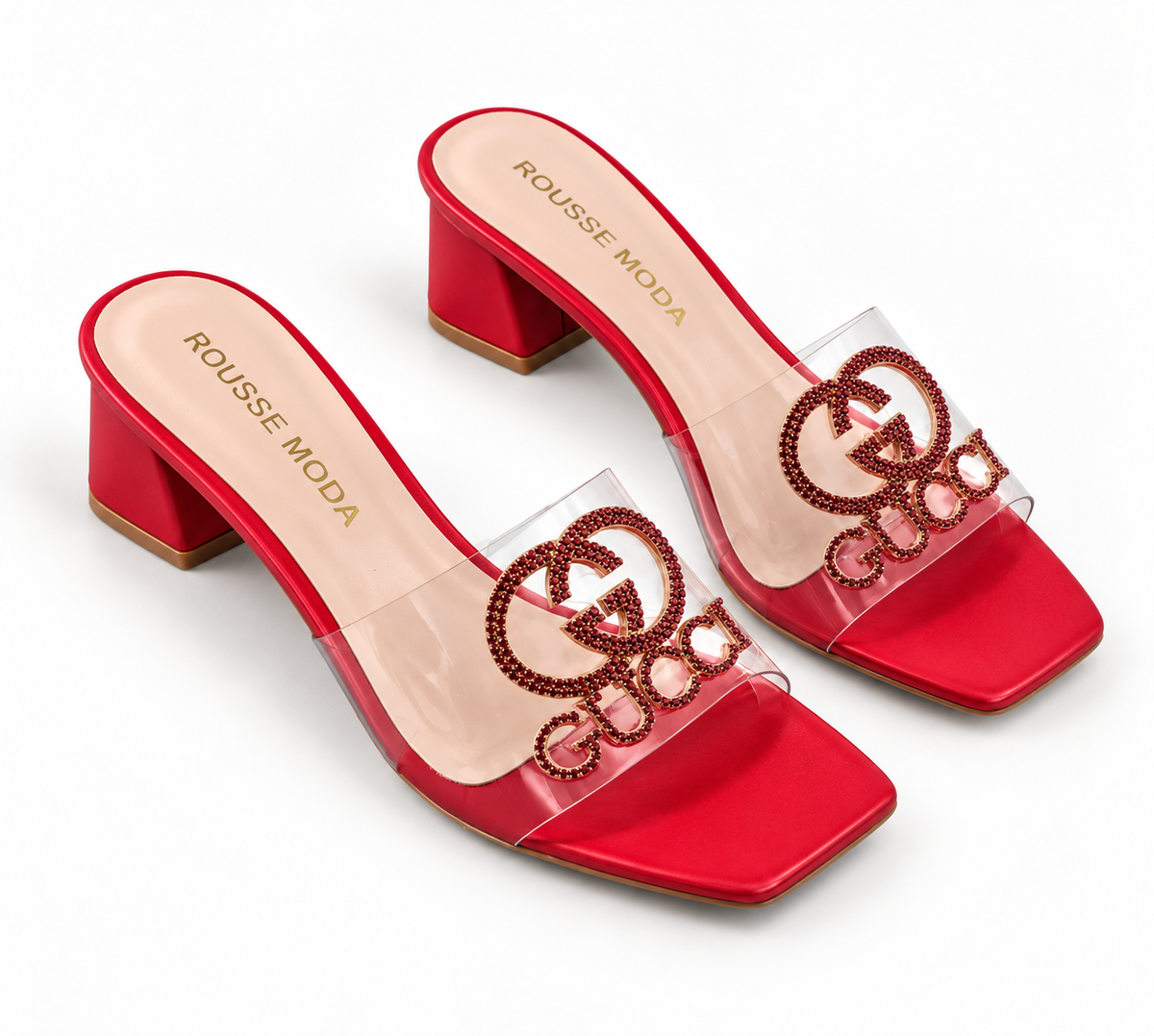 TACONES GUCCI  DAMA ROUSSE