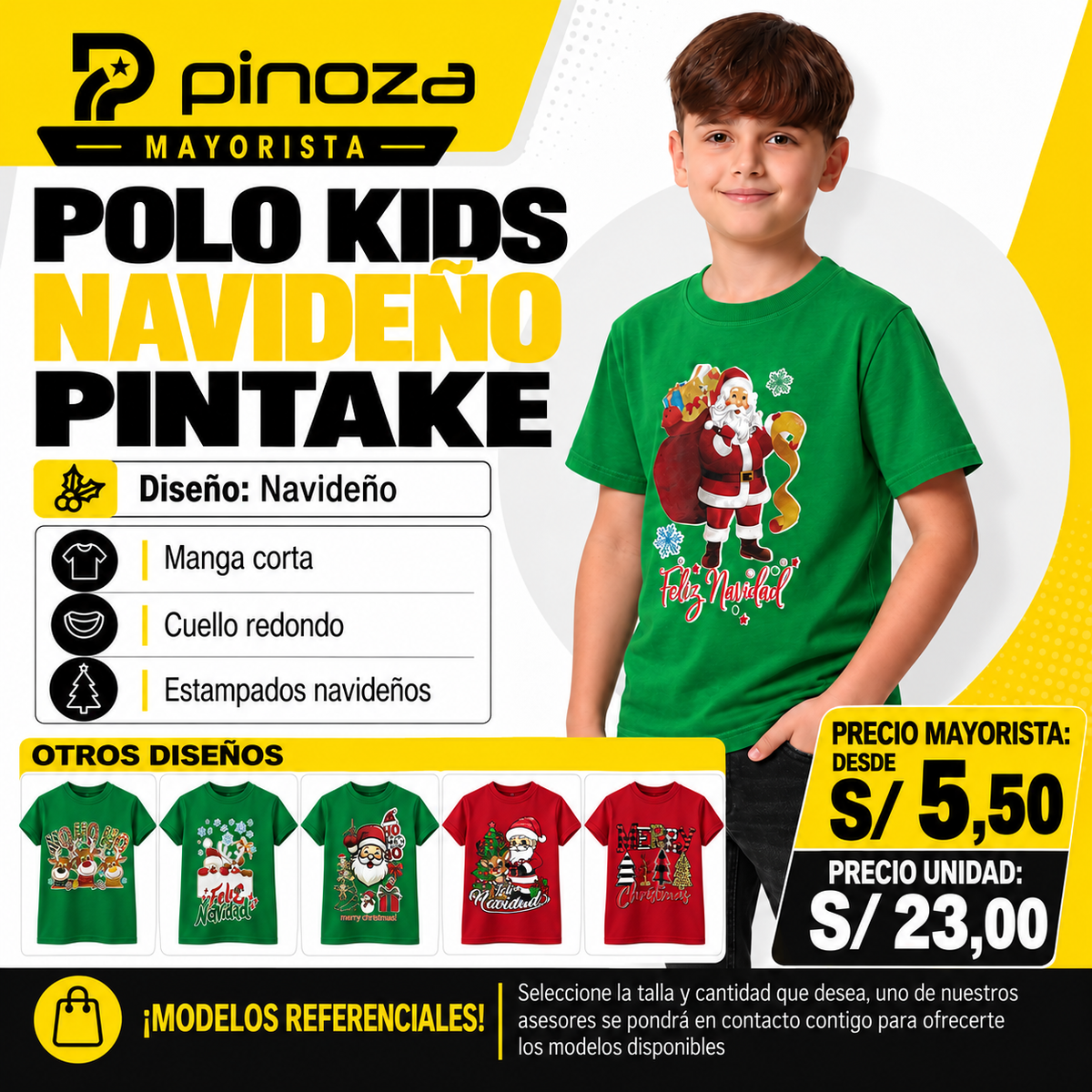 POLO KIDS NAVIDEÑO PINTAKE