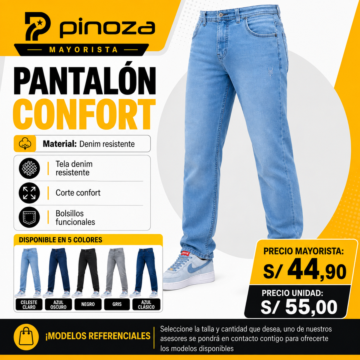 PANTALÓN CONFORT PINOZA