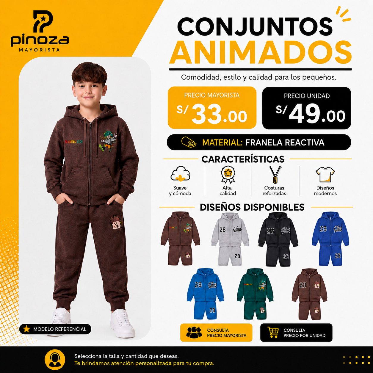 CONJUNTO ANIMADO NIÑO