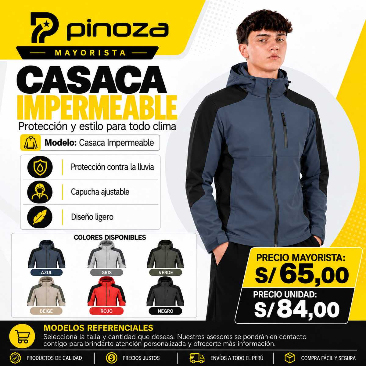 CASACA IMPERMEABLE