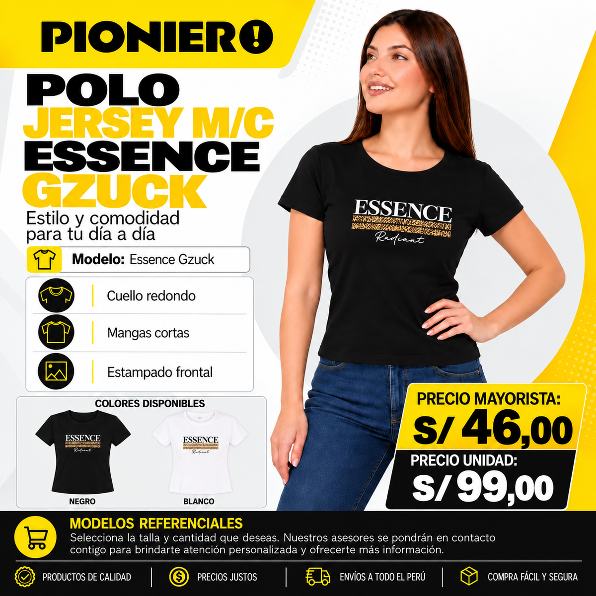 POLO JERSEY M/C ESSENCE GZUCK