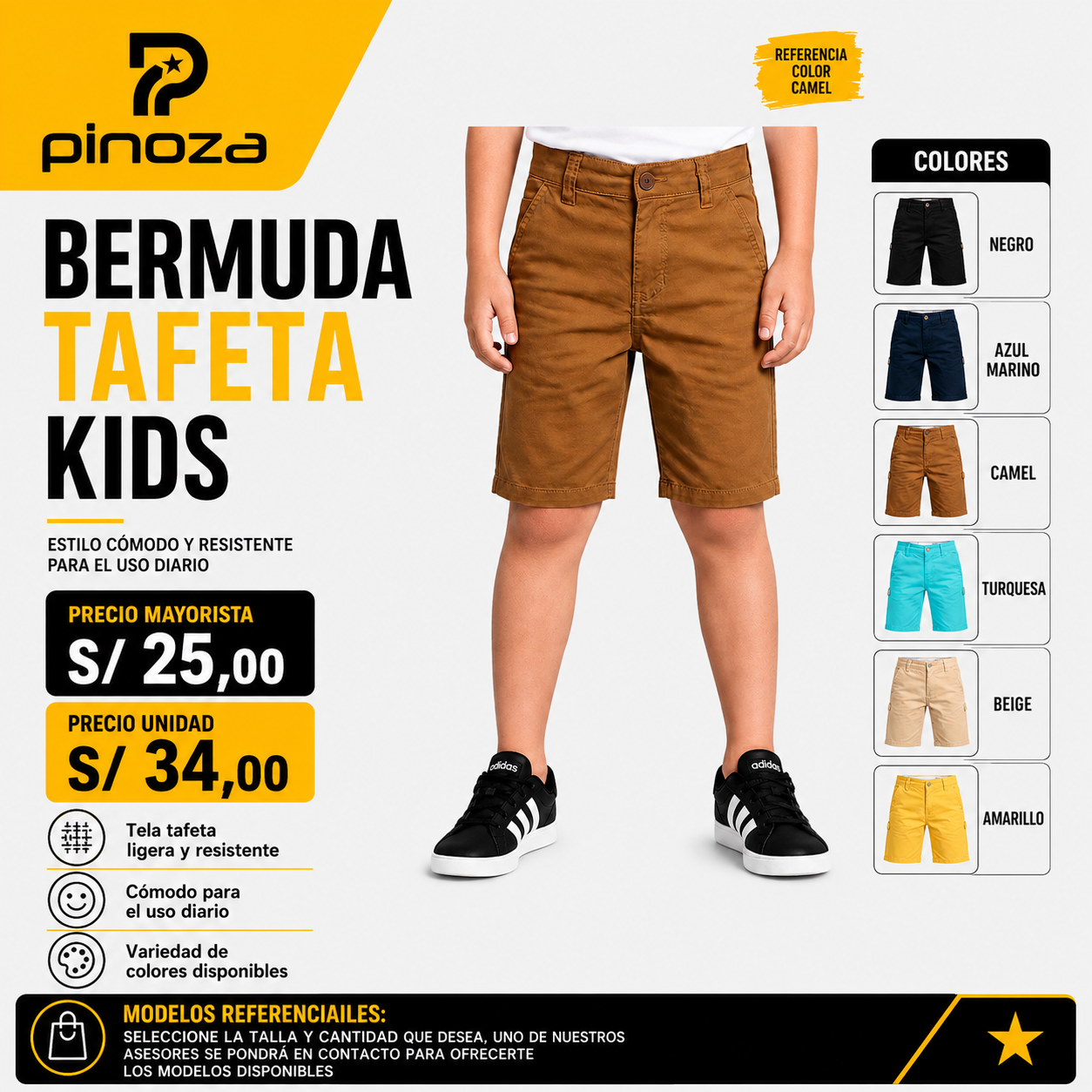 BERMUDA TAFETA KIDS