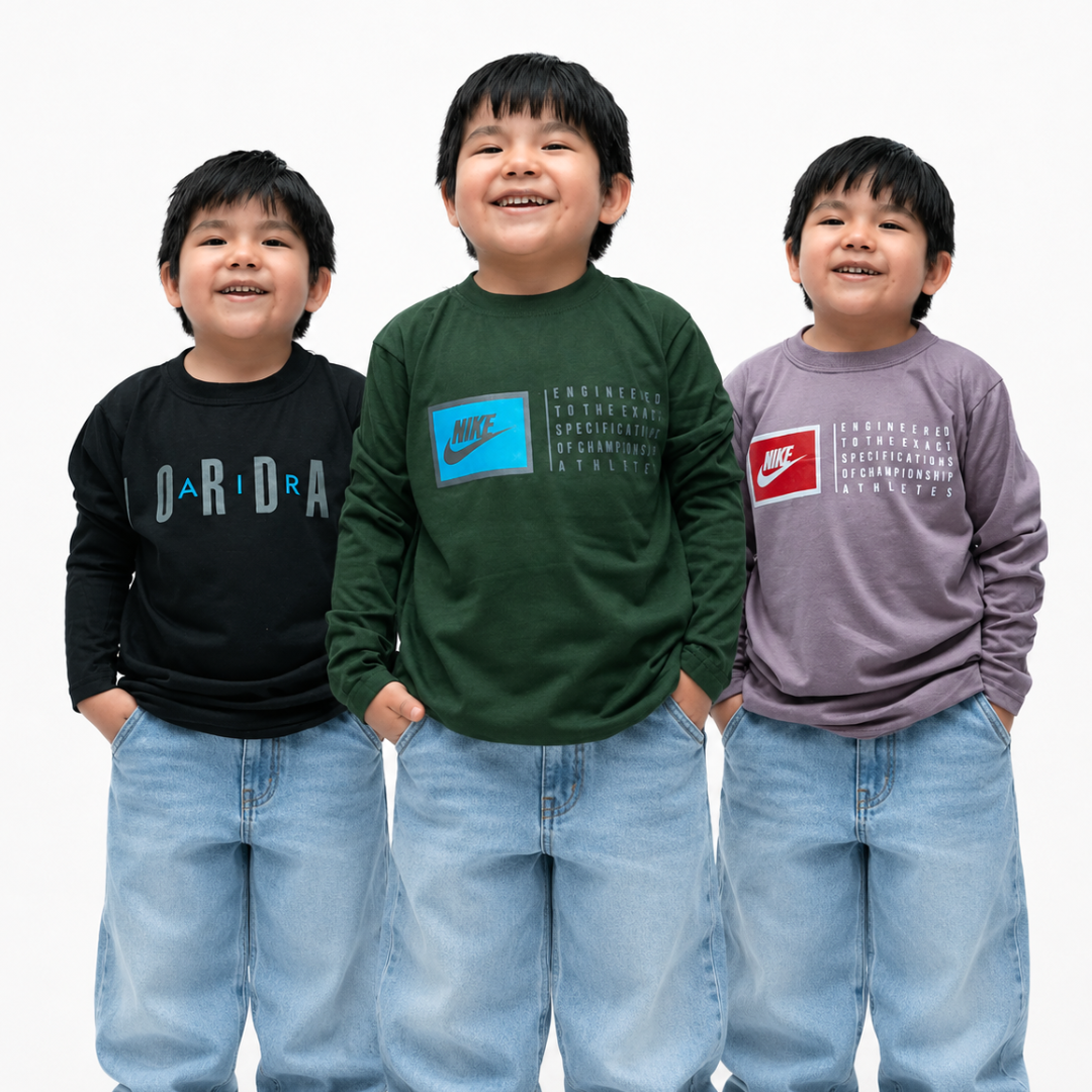 SET MISTERIOSO x 3 POLOS M/L KIDS