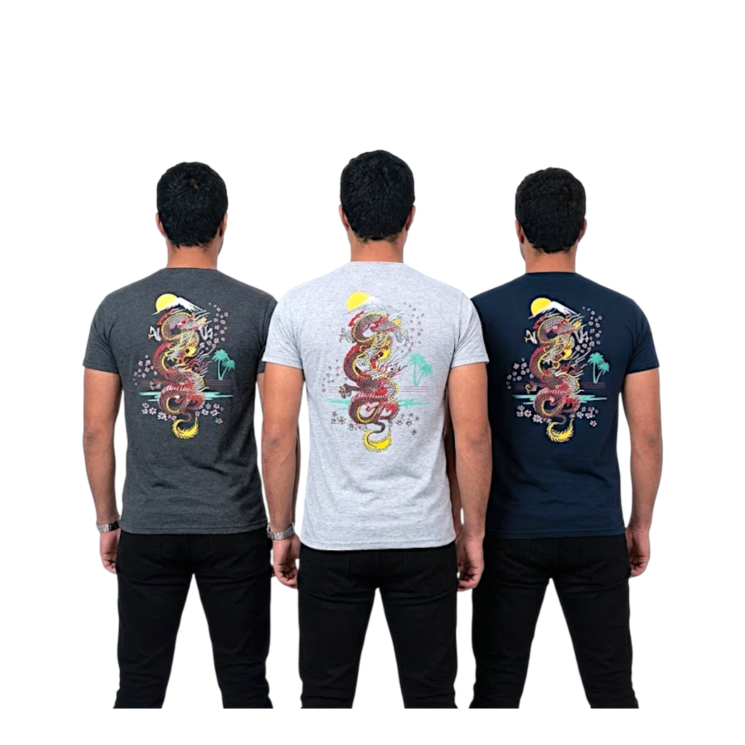 🔥PACK SORPRESA x 3 POLO DRAGON ORIENTAL - 1 PACK x S/22.50