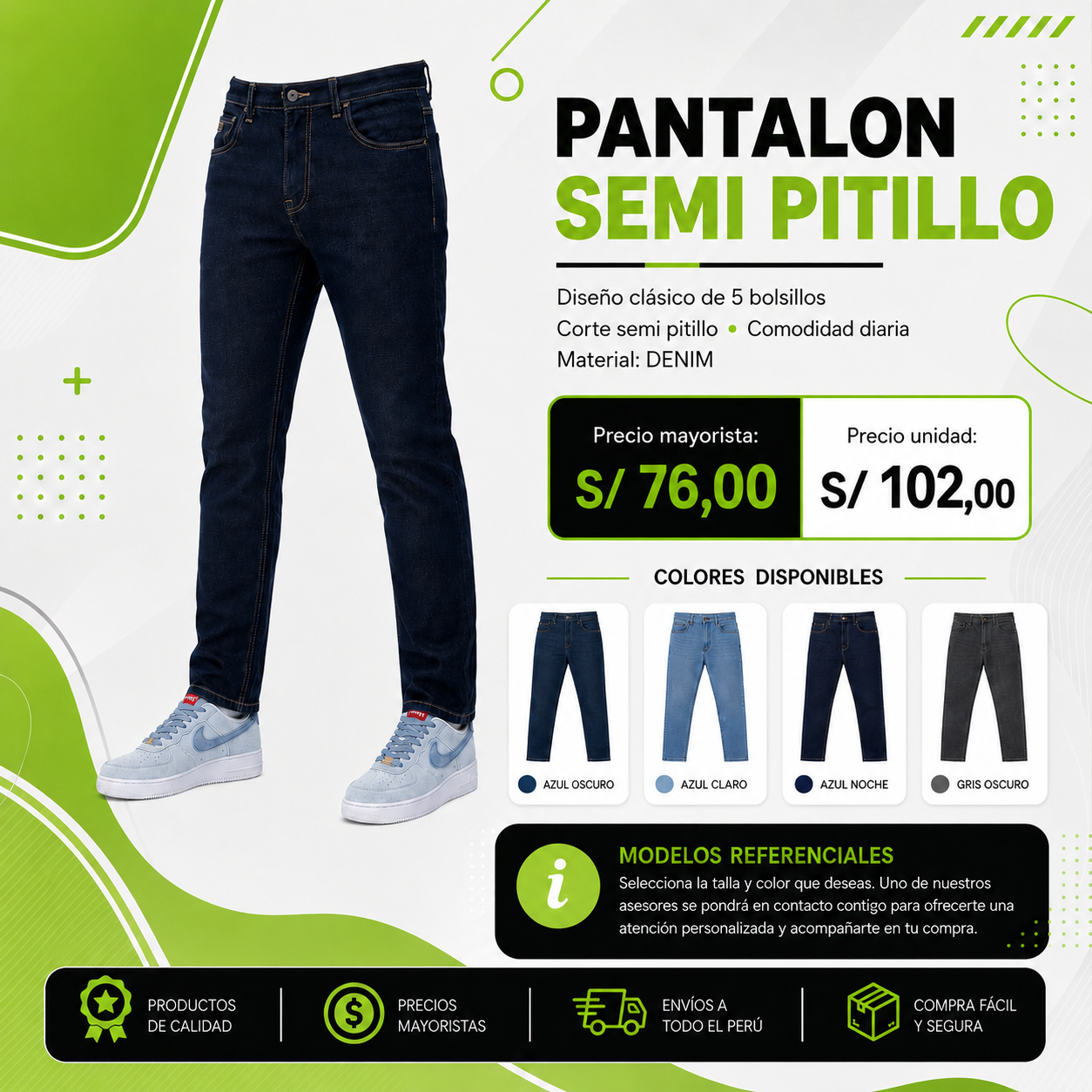 PANTALON SEMI PITILLO